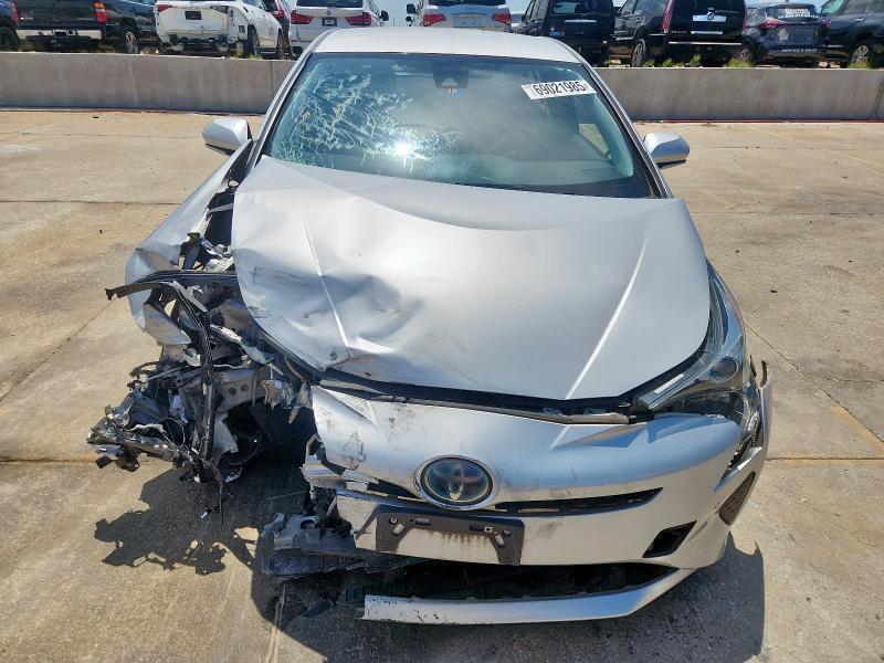 JTDKBRFUXH3574519 - 2017 TOYOTA PRIUS ვერცხლისფერი ფოტო 5