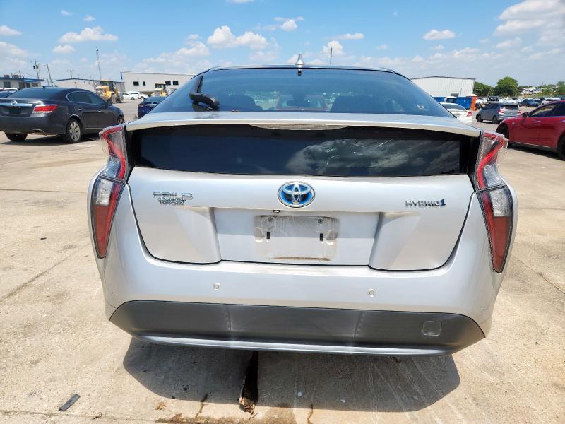 JTDKBRFUXH3574519 - 2017 TOYOTA PRIUS ვერცხლისფერი ფოტო 6