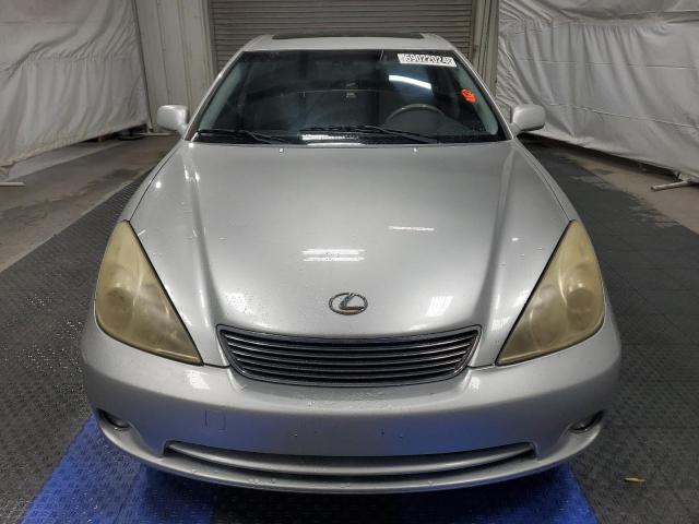 JTHBA30G155139017 - 2005 LEXUS ES 330 SILVER photo 5