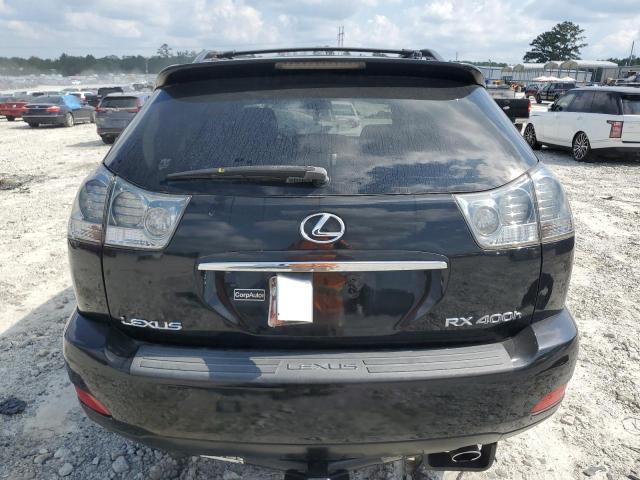 JTJGW31U472001440 - 2007 LEXUS RX 400H BLACK photo 6