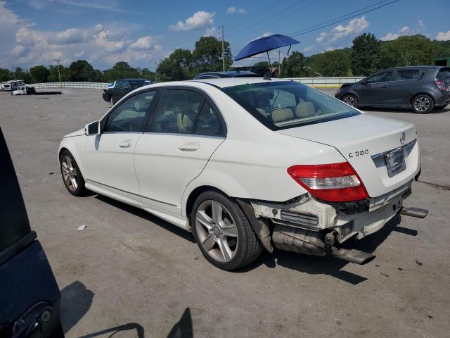 WDDGF8BB4AR125449 - 2010 MERCEDES-BENZ C 300 4MATIC WHITE photo 2