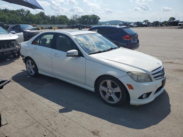 WDDGF8BB4AR125449 - 2010 MERCEDES-BENZ C 300 4MATIC WHITE photo 4