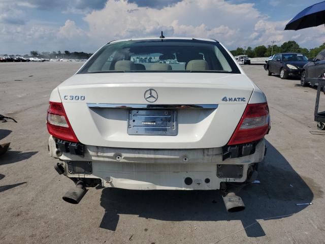 WDDGF8BB4AR125449 - 2010 MERCEDES-BENZ C 300 4MATIC WHITE photo 6