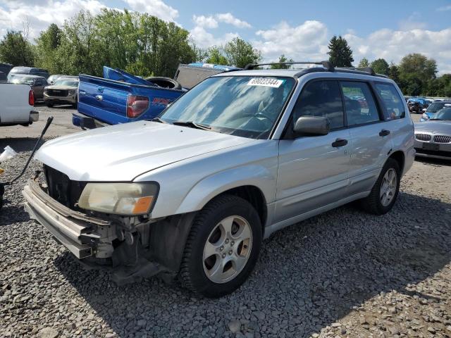 JF1SG65663H755380 - 2003 SUBARU FORESTER 2.5XS SILVER photo 1