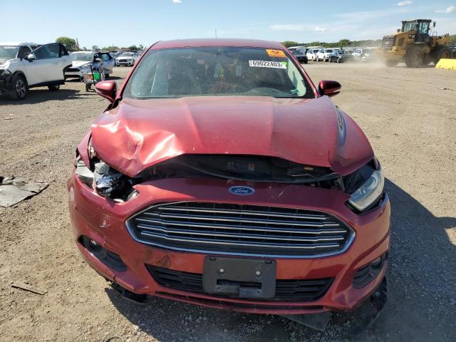 3FA6P0H91ER157526 - 2014 FORD FUSION SE RED photo 5