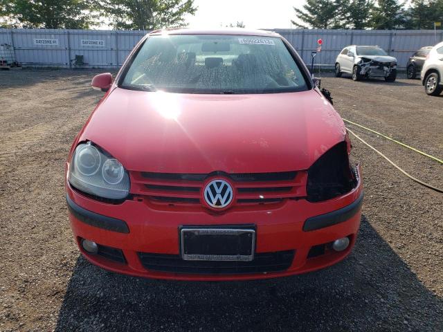 WVWBA71K09W103721 - 2009 VOLKSWAGEN RABBIT RED photo 5