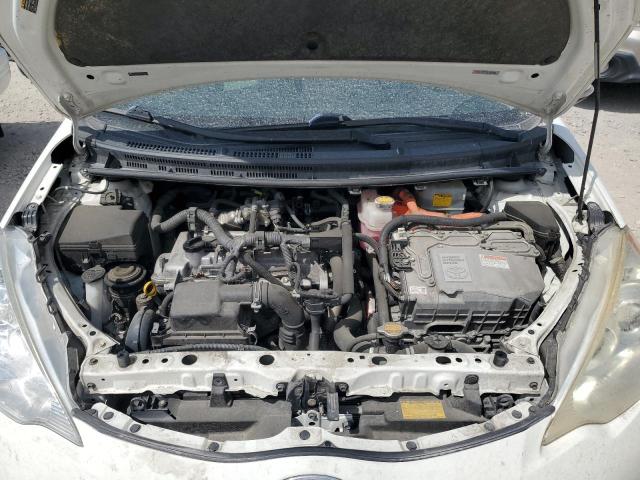 JTDKDTB33D1051272 - 2013 TOYOTA PRIUS C WHITE photo 11