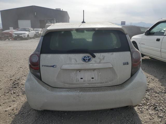 JTDKDTB33D1051272 - 2013 TOYOTA PRIUS C WHITE photo 6