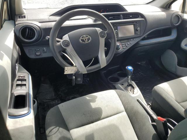 JTDKDTB33D1051272 - 2013 TOYOTA PRIUS C WHITE photo 8