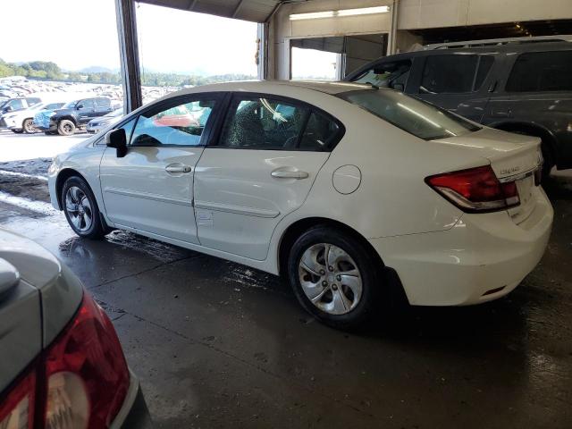 2HGFB2F50FH504704 - 2015 HONDA CIVIC LX WHITE photo 2