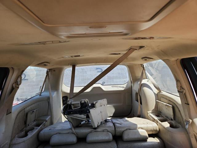 5FNRL38726B110351 - 2006 HONDA ODYSSEY EXL BURGUNDY photo 10