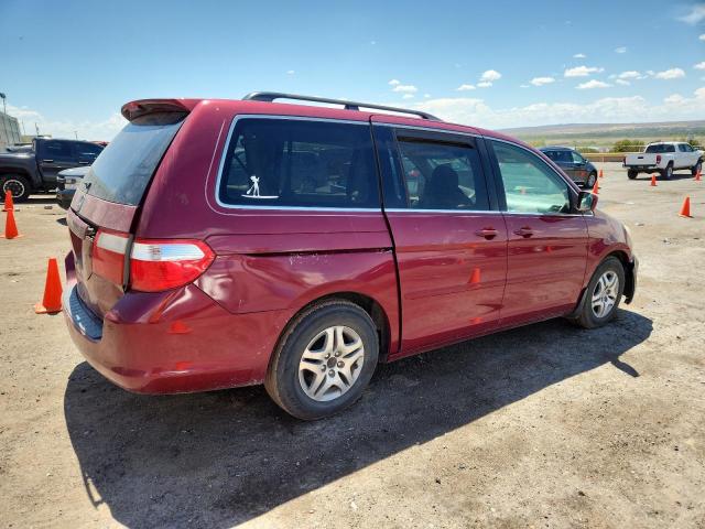5FNRL38726B110351 - 2006 HONDA ODYSSEY EXL BURGUNDY photo 3