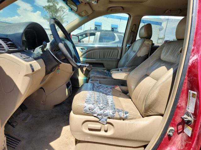 5FNRL38726B110351 - 2006 HONDA ODYSSEY EXL BURGUNDY photo 7