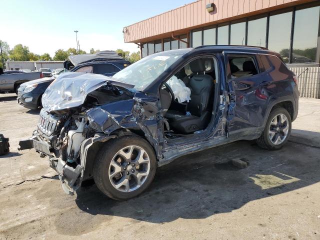 3C4NJDCB5JT360487 - 2018 JEEP COMPASS LIMITED BLUE photo 1