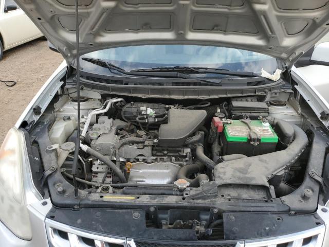 JN8AS5MV0DW621036 - 2013 NISSAN ROGUE S ვერცხლისფერი ფოტო 12