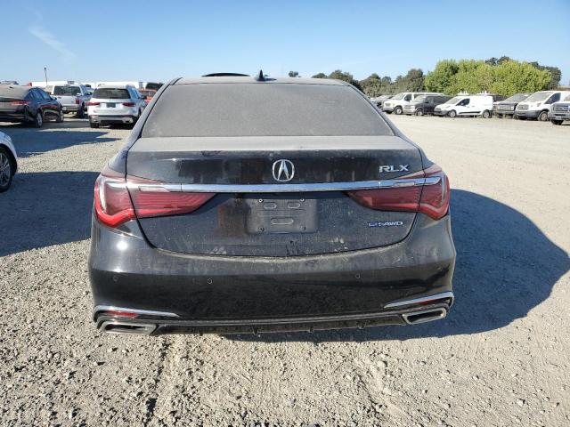 JH4KC2F94KC000066 - 2019 ACURA RLX SPORT HYBRID ADVANCE BLACK photo 6