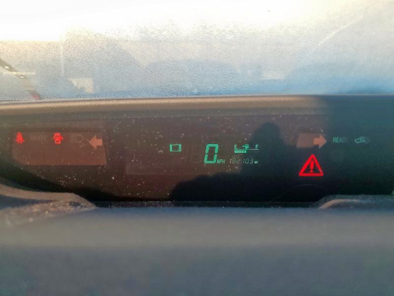 JTDKB20U083343290 - 2008 TOYOTA PRIUS WHITE photo 9