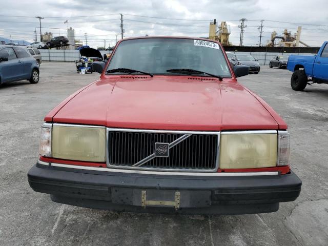 YV1AS8811N1475064 - 1992 VOLVO 240 BASE RED photo 5