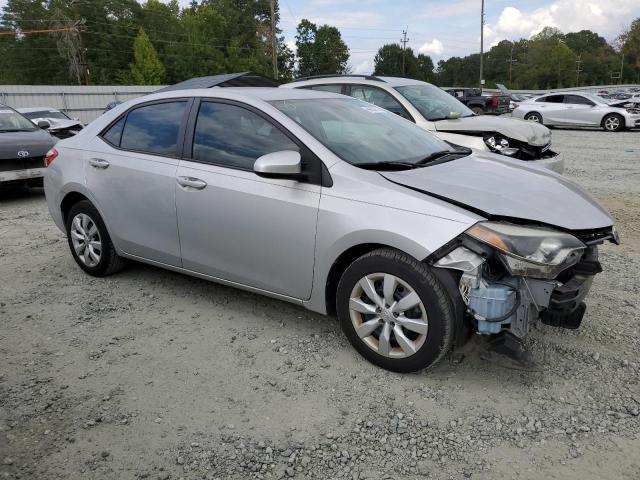 2T1BURHE1EC140458 - 2014 TOYOTA COROLLA L SILVER photo 4