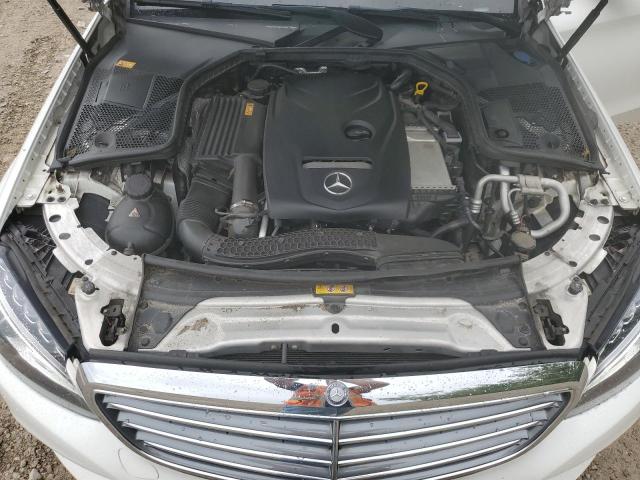 WDDWF4KB5HR231374 - 2017 MERCEDES-BENZ C 300 4MATIC WHITE photo 11