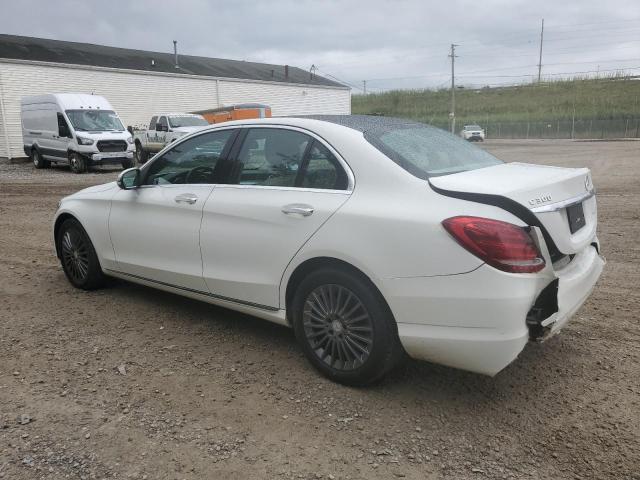 WDDWF4KB5HR231374 - 2017 MERCEDES-BENZ C 300 4MATIC WHITE photo 2