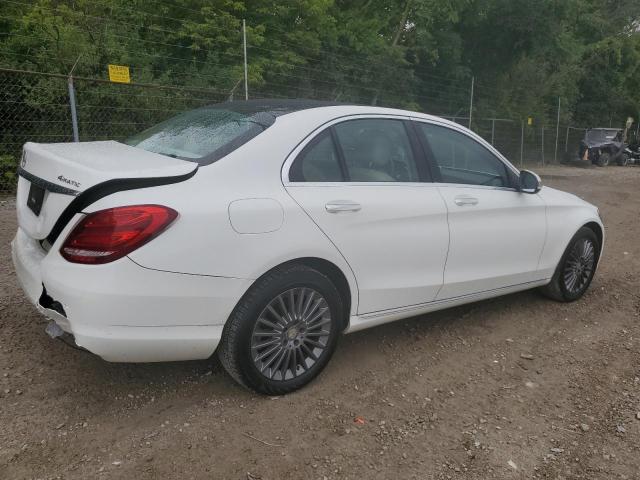 WDDWF4KB5HR231374 - 2017 MERCEDES-BENZ C 300 4MATIC WHITE photo 3