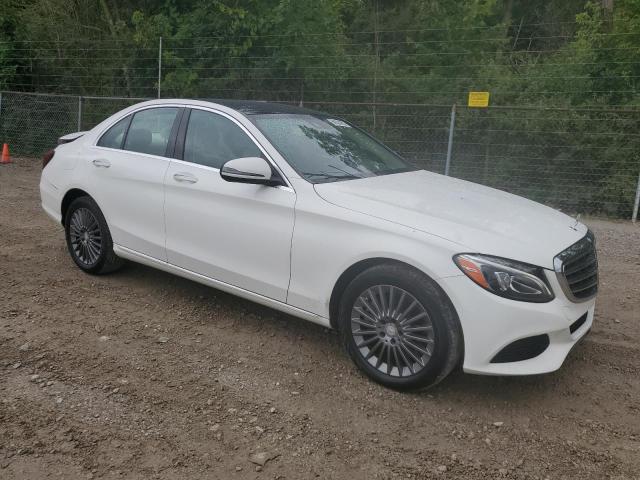 WDDWF4KB5HR231374 - 2017 MERCEDES-BENZ C 300 4MATIC WHITE photo 4