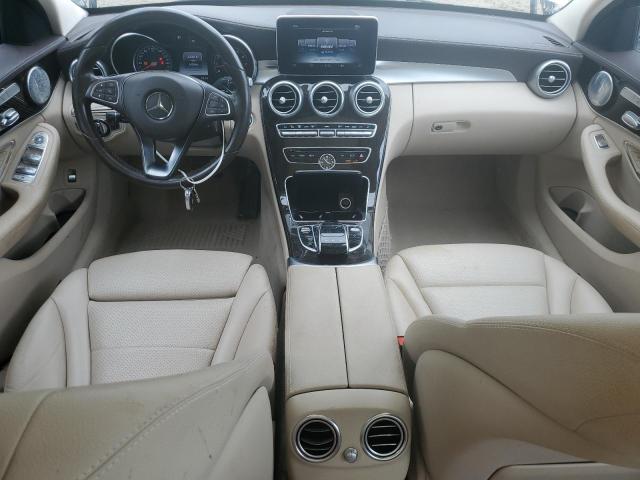 WDDWF4KB5HR231374 - 2017 MERCEDES-BENZ C 300 4MATIC WHITE photo 8