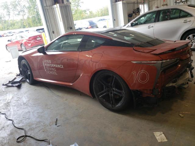 JTHLP5AY5NA104803 - 2022 LEXUS LC 500 ORANGE photo 2