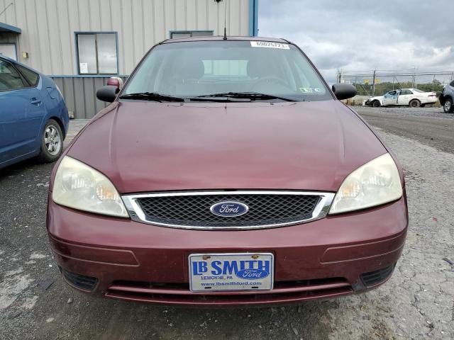 1FAHP37NX7W299575 - 2007 FORD FOCUS ZX5 BURGUNDY photo 5