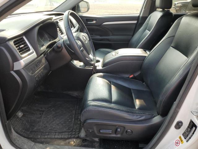 5TDJKRFH1GS240388 - 2016 TOYOTA HIGHLANDER XLE WHITE photo 7