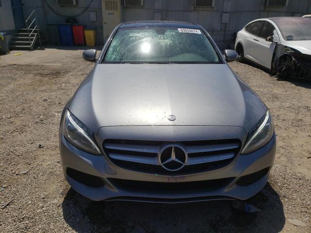 55SWF4JB2GU113720 - 2016 MERCEDES-BENZ C 300 SILVER photo 5