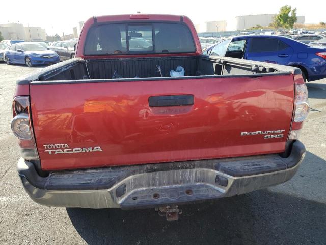 5TETX4GN0AZ729859 - 2010 TOYOTA TACOMA PRERUNNER ACCESS CAB RED photo 6