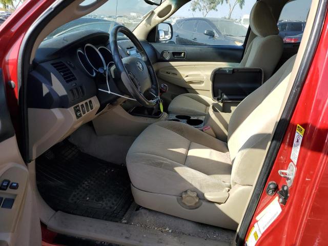 5TETX4GN0AZ729859 - 2010 TOYOTA TACOMA PRERUNNER ACCESS CAB RED photo 7
