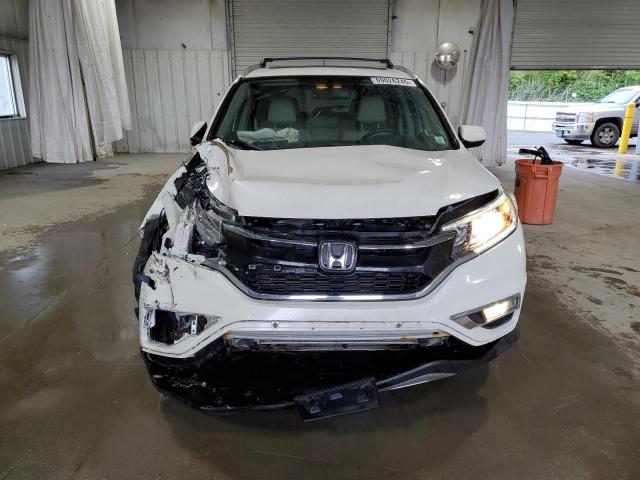 5J6RM4H7XFL093504 - 2015 HONDA CR-V EXL WHITE photo 5