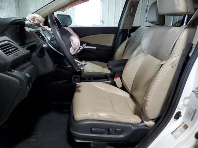 5J6RM4H7XFL093504 - 2015 HONDA CR-V EXL WHITE photo 7