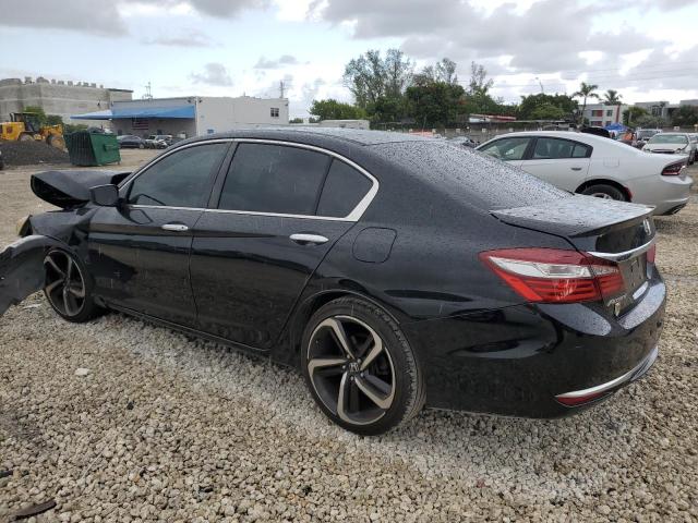 1HGCR2F30GA227405 - 2016 HONDA ACCORD LX BLACK photo 2