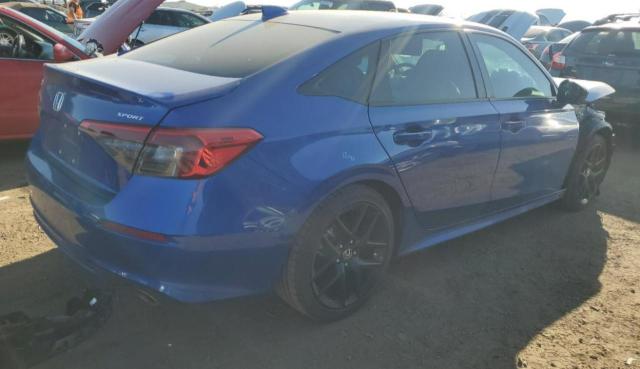 2HGFE2F55PH526299 - 2023 HONDA CIVIC SPORT 蓝色 照片 3