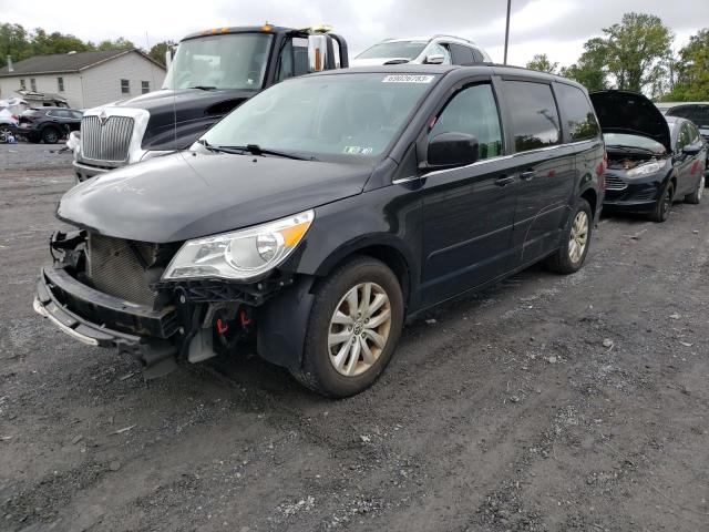 2C4RVABG6DR725588 - 2013 VOLKSWAGEN ROUTAN SE BLACK photo 1