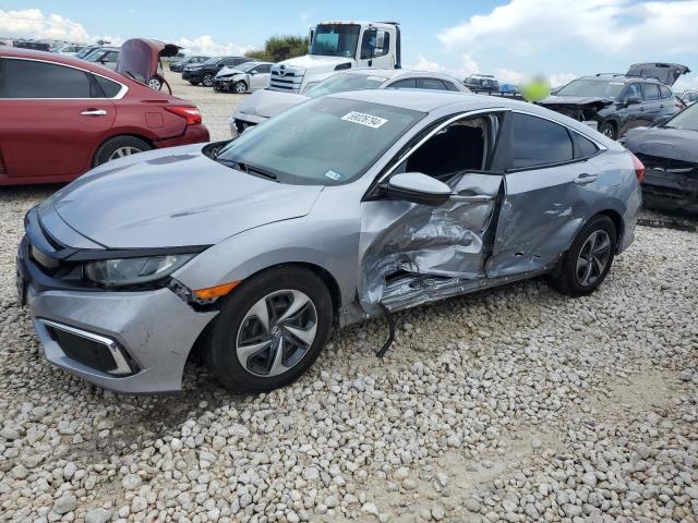 19XFC2F67KE012293 - 2019 HONDA CIVIC LX SILVER photo 1