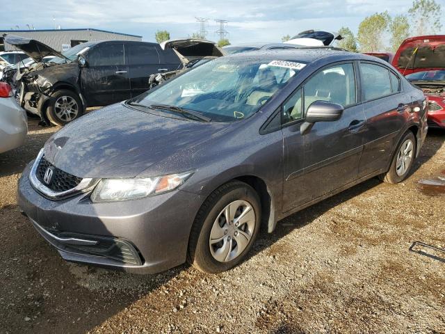 19XFB2F58FE121782 - 2015 HONDA CIVIC LX GRAY photo 1