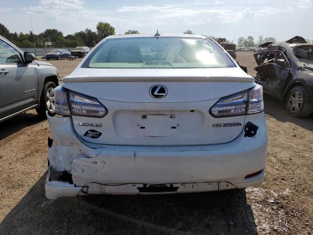 JTHBB1BA0A2009526 - 2010 LEXUS HS 250H WHITE photo 6