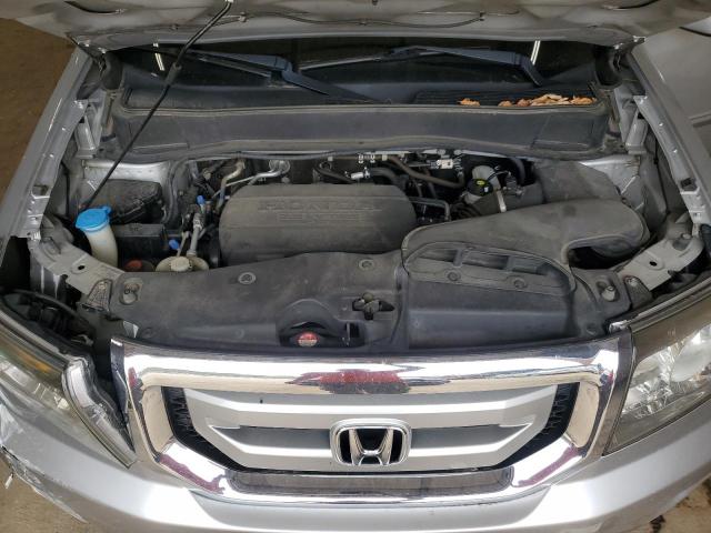 5FNYF4H58BB072142 - 2011 HONDA PILOT EXL SILVER photo 12