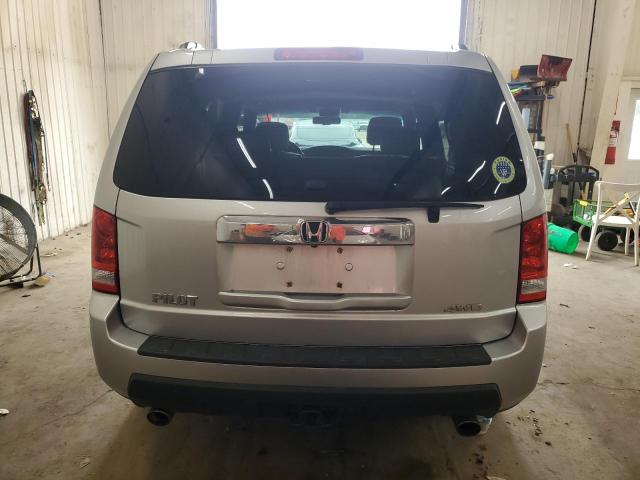 5FNYF4H58BB072142 - 2011 HONDA PILOT EXL SILVER photo 6