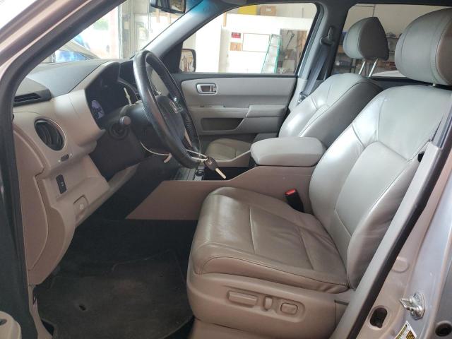 5FNYF4H58BB072142 - 2011 HONDA PILOT EXL SILVER photo 7