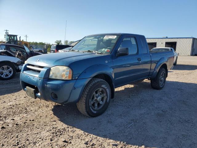 1N6ED26Y93C455125 - 2003 NISSAN FRONTIER KING CAB XE BLUE photo 1
