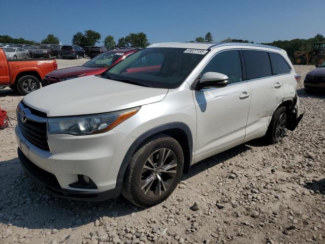 2016 TOYOTA HIGHLANDER XLE, 