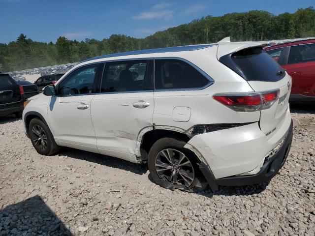 5TDJKRFH5GS350361 - 2016 TOYOTA HIGHLANDER XLE Weiß Foto 2