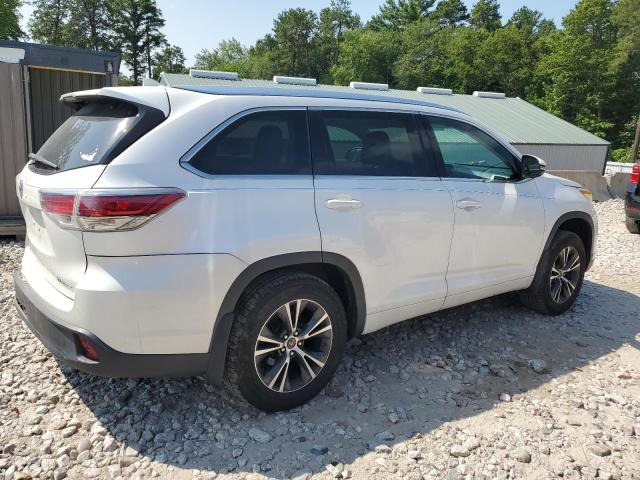 5TDJKRFH5GS350361 - 2016 TOYOTA HIGHLANDER XLE Weiß Foto 3