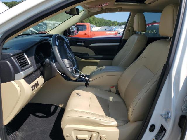 5TDJKRFH5GS350361 - 2016 TOYOTA HIGHLANDER XLE Weiß Foto 7